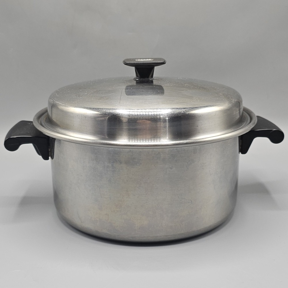 Vintage Flavorseal by Cory Pluramelt 302-18-8 Stainless Steel 4 QT Sauce Pot Z4